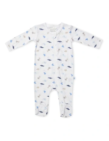 Zipsuit Animals in Blue