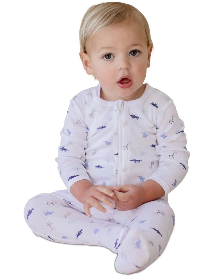 Zipsuit Animals in Blue image 2
