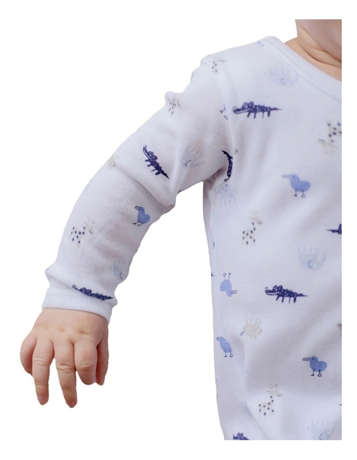 Zipsuit Animals in Blue image 3