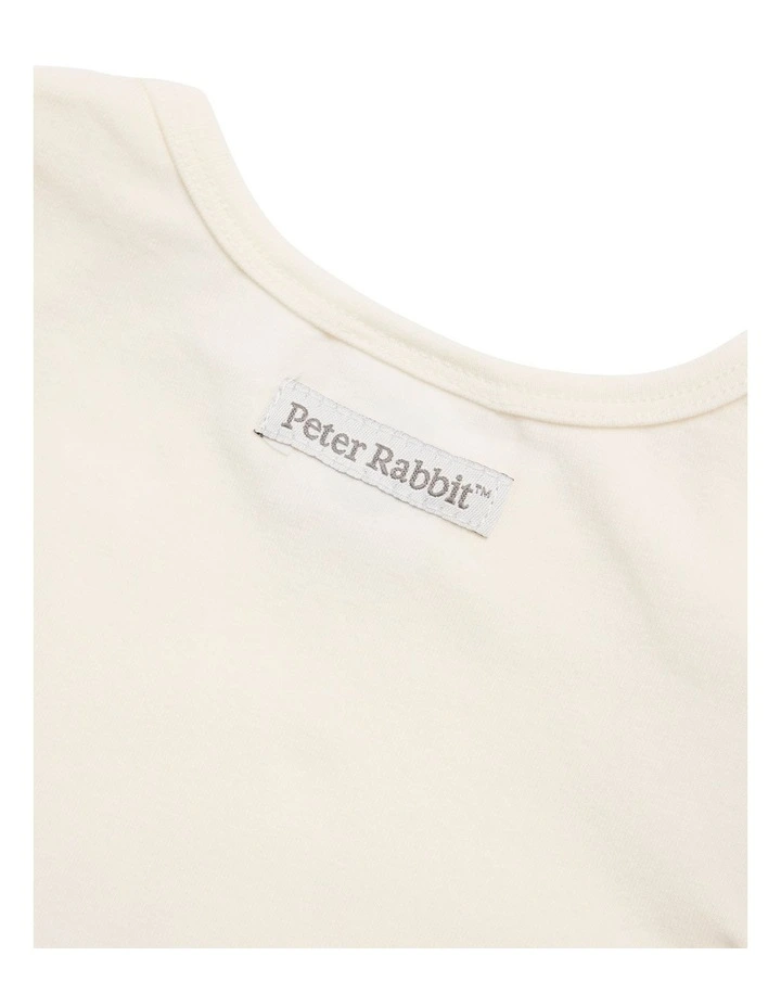 Ruffle Sleeve Bodysuit in Ceam image 5