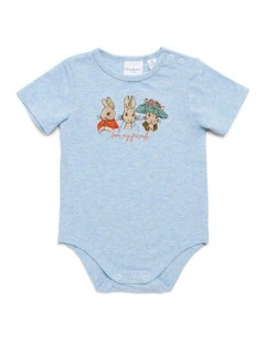 Peter Rabbit Embroidered Bodysuit