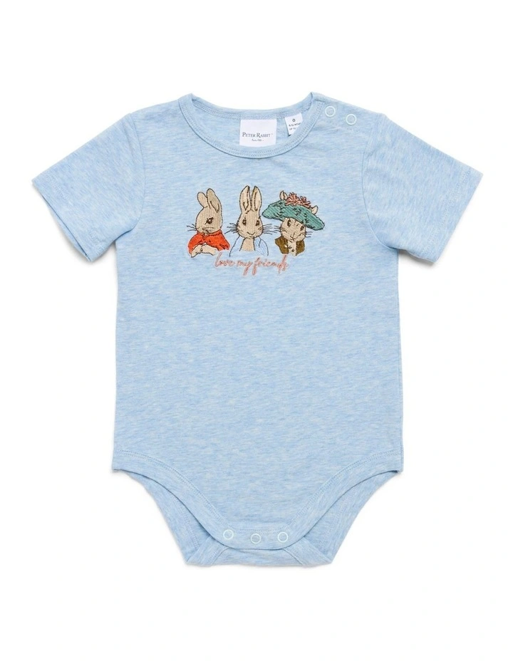 Peter Rabbit Embroidered Bodysuit image 1