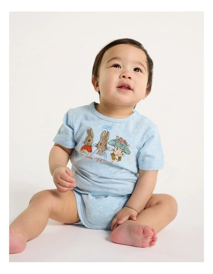 Peter Rabbit Embroidered Bodysuit image 4