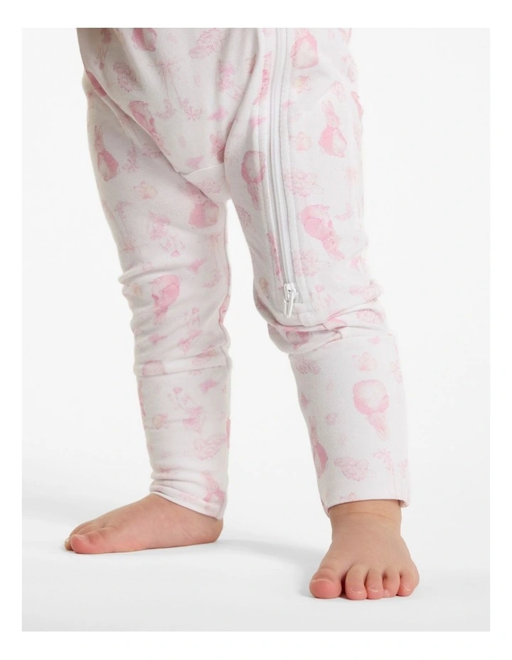 Coverall in Bright White/Pink image 2
