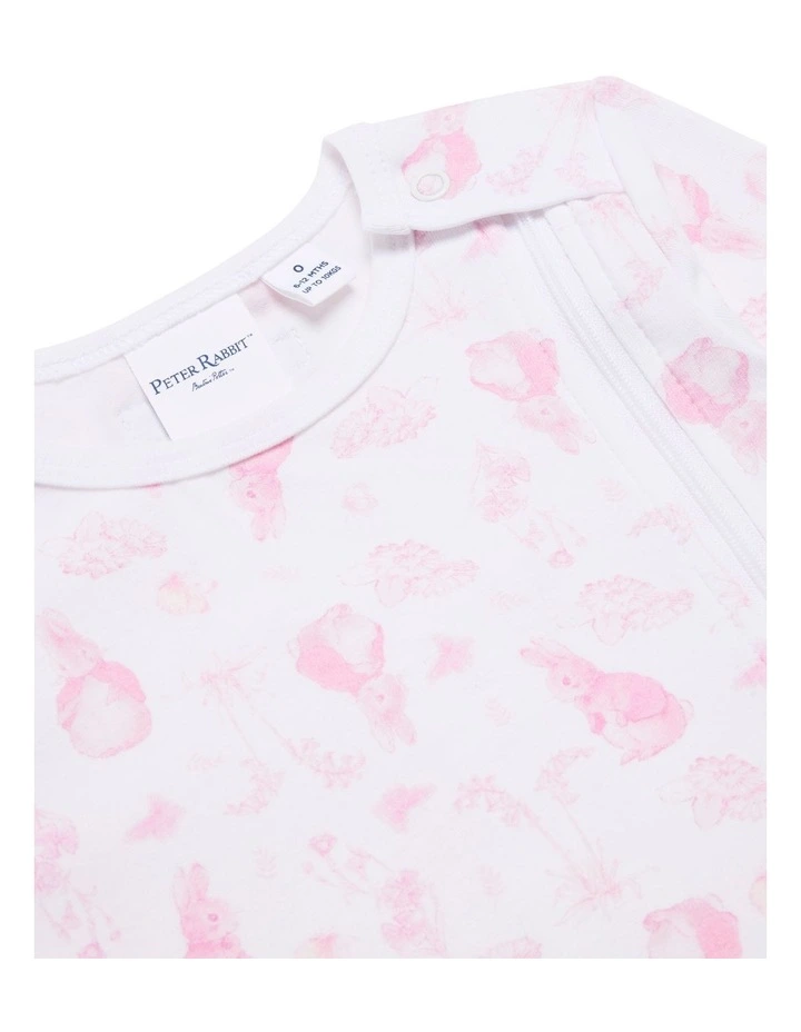 Coverall in Bright White/Pink image 7