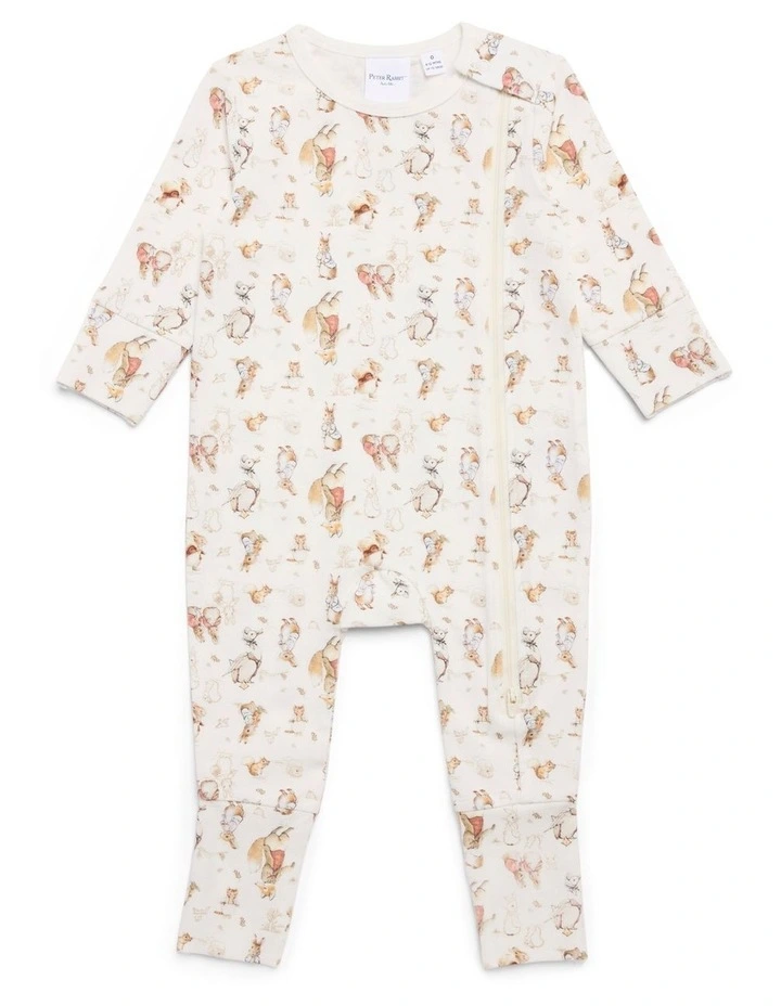 Coverall in Bright White Print image 1