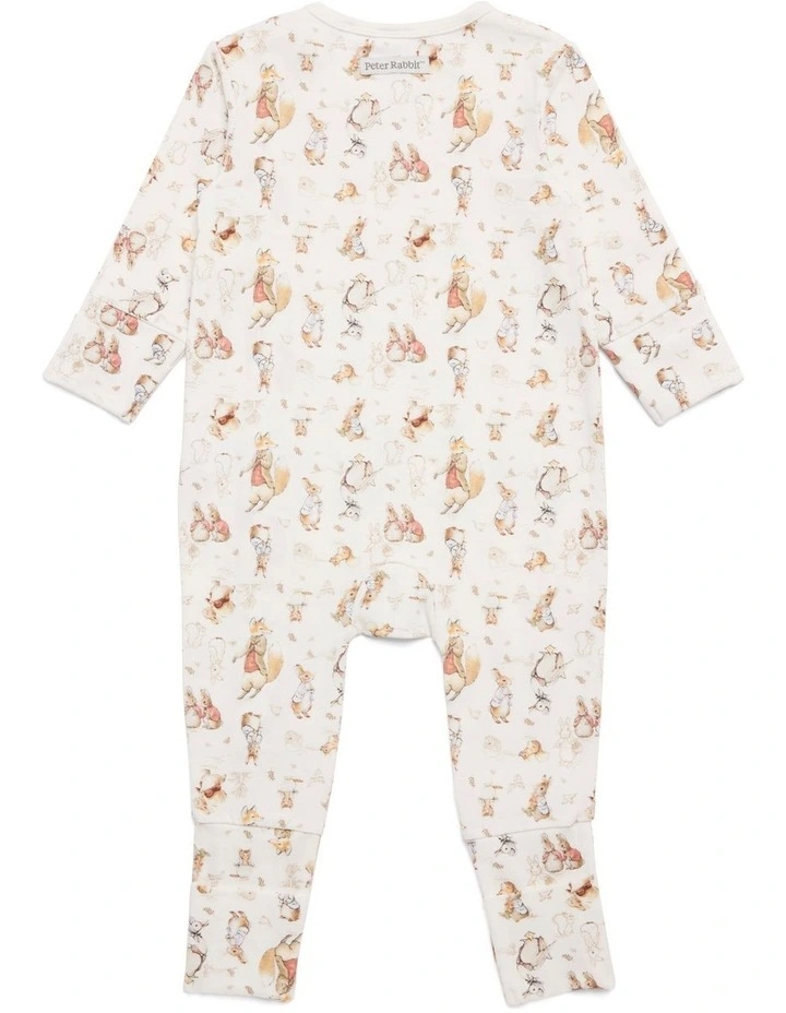 Coverall in Bright White Print image 2