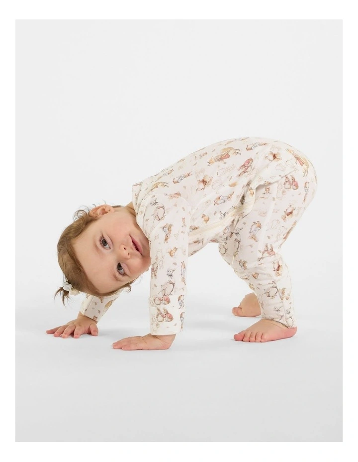 Coverall in Bright White Print image 3