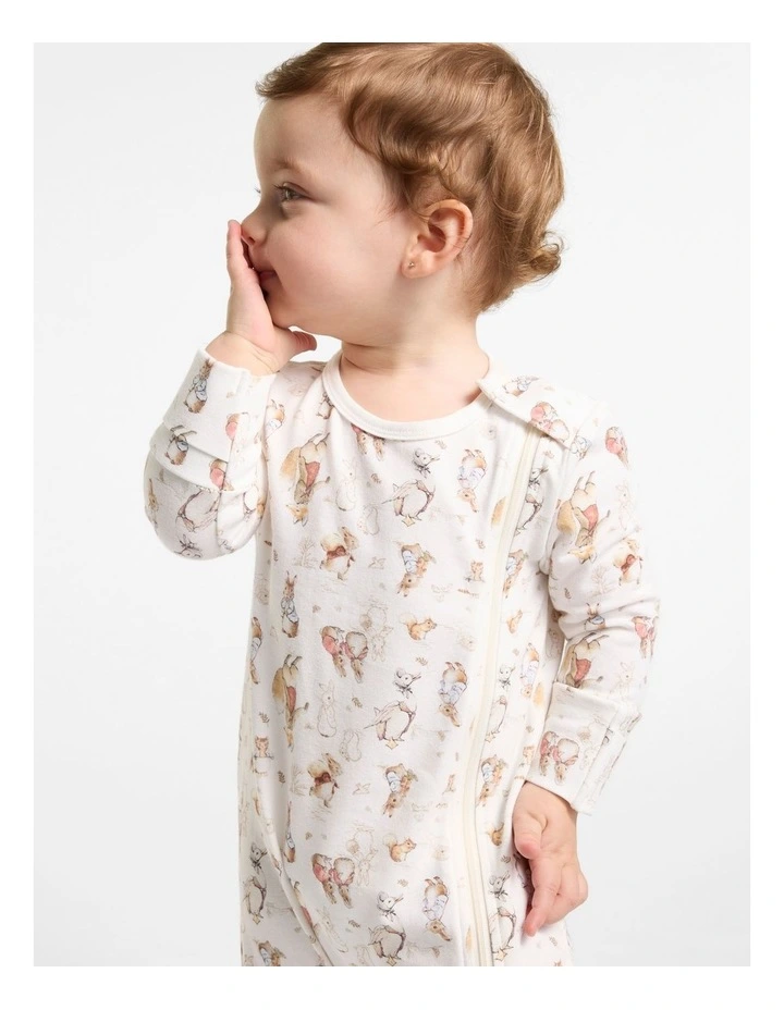 Coverall in Bright White Print image 4