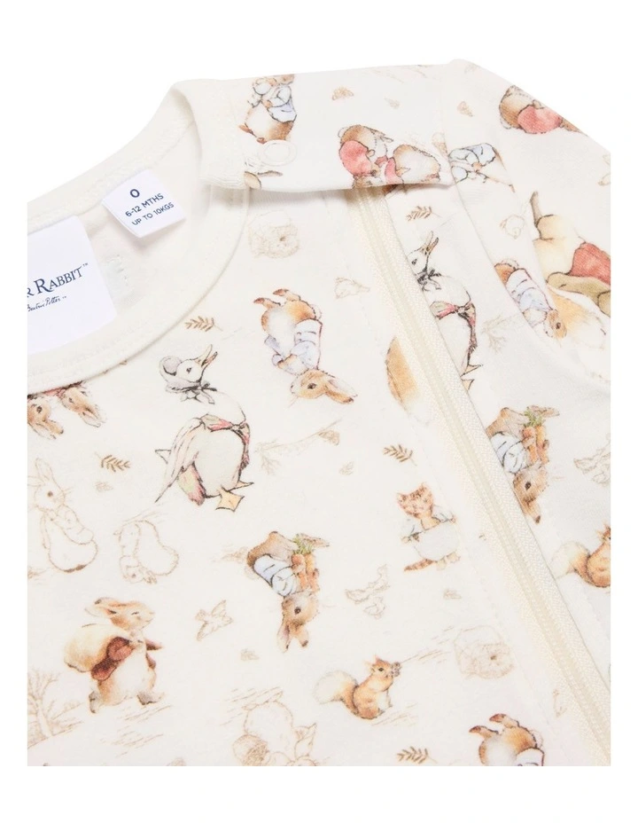 Coverall in Bright White Print image 7