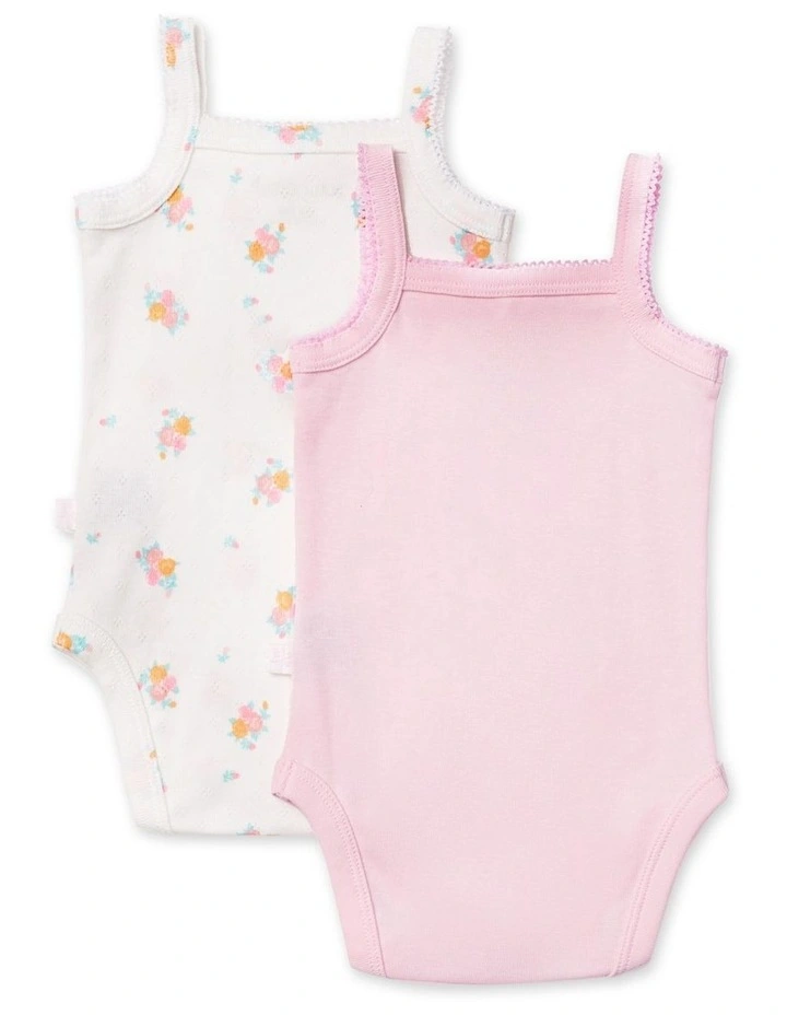 Strappy Bodysuit 2 Pack in Pink image 6