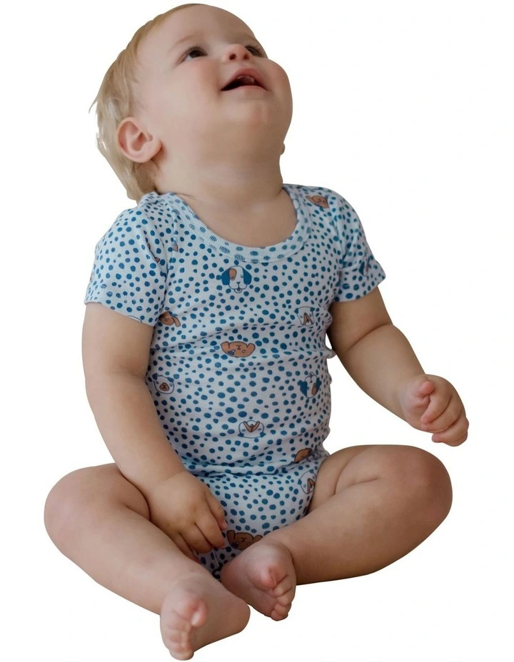 Best Friends Bodysuit 2 Pack in Blue image 2