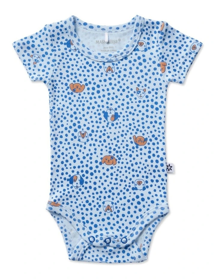 Best Friends Bodysuit 2 Pack in Blue image 5