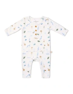 Endless Summer Pocket Coverall in Cream