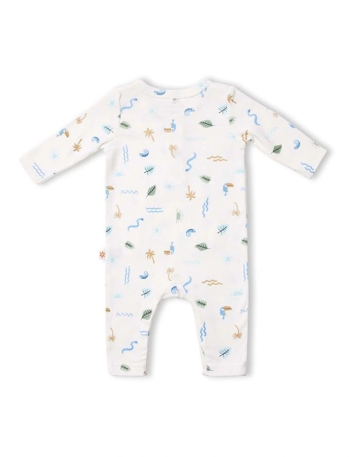 Endless Summer Pocket Coverall in Cream image 2