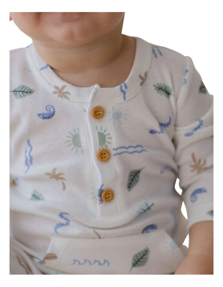 Endless Summer Pocket Coverall in Cream image 3