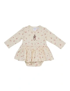 Long Sleeve Bodysuit in Cream