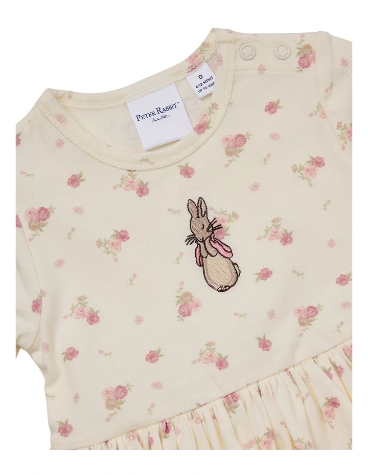 Long Sleeve Bodysuit in Cream image 3