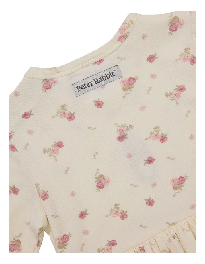 Long Sleeve Bodysuit in Cream image 4