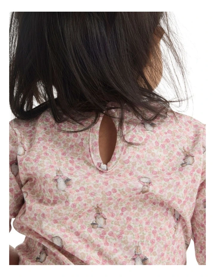 Long Sleeve Bodysuit in Multi image 3