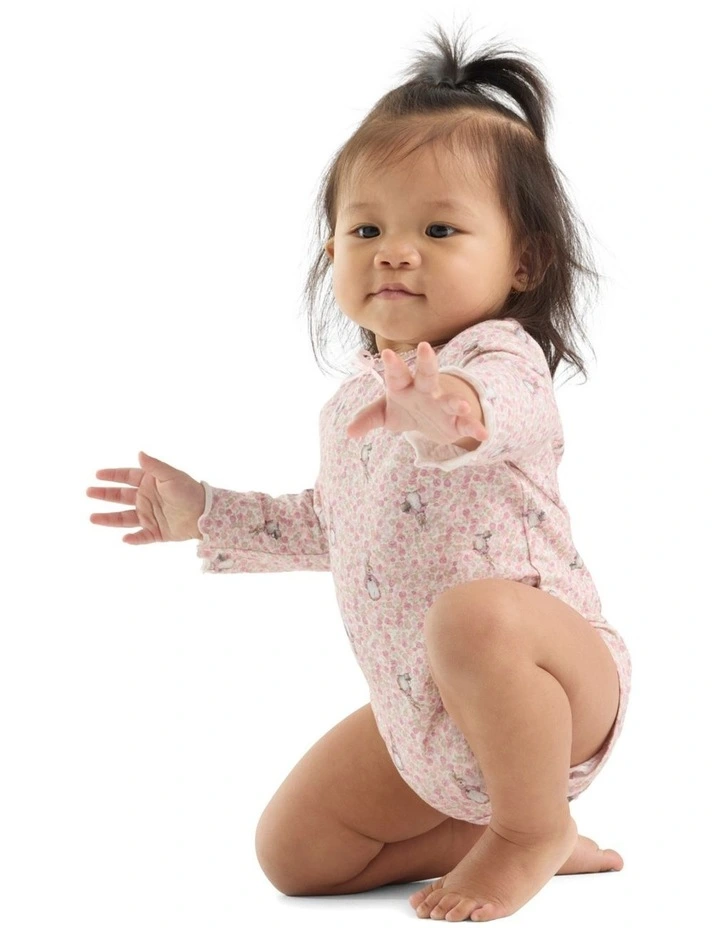 Long Sleeve Bodysuit in Multi image 4
