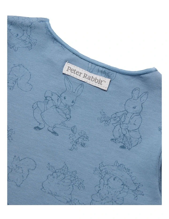 Long Sleeve Bodysuit in Blue image 5