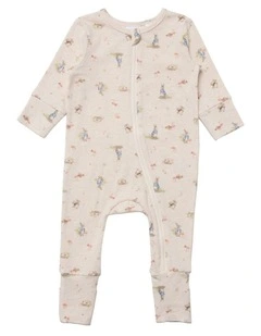 Cotton Zip Coverall in Multi