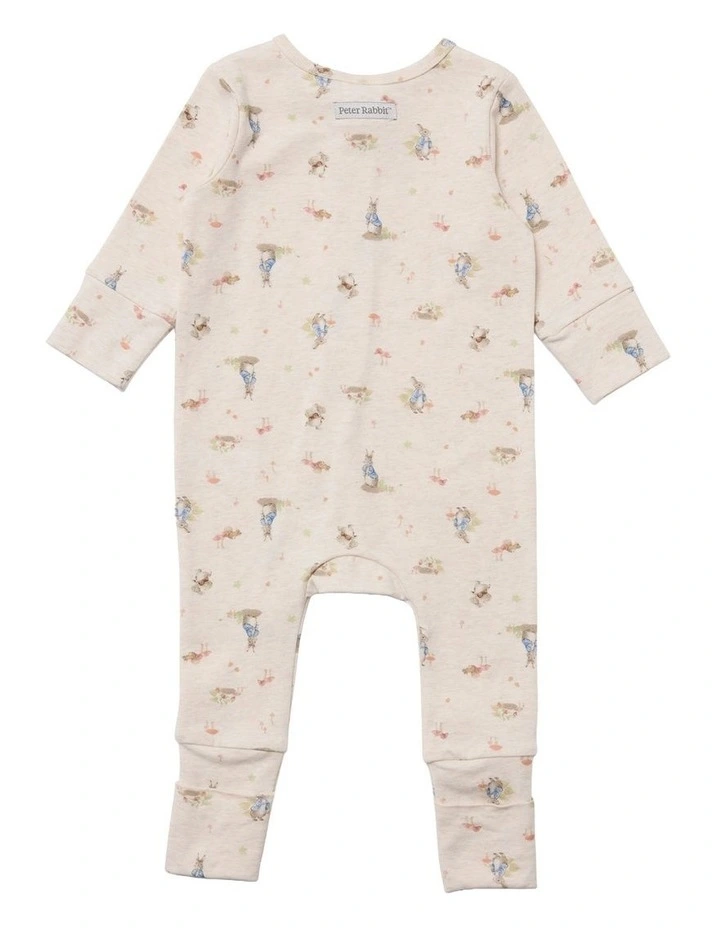 Cotton Zip Coverall in Multi image 2
