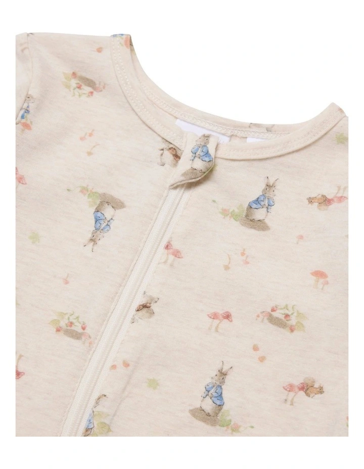 Cotton Zip Coverall in Multi image 4