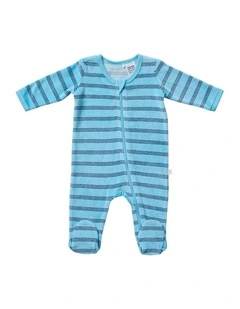 Velour Zipsuit in Green