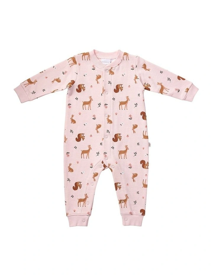 Cosy Fleece All-in-One Coverall in Down in the Meadows image 1