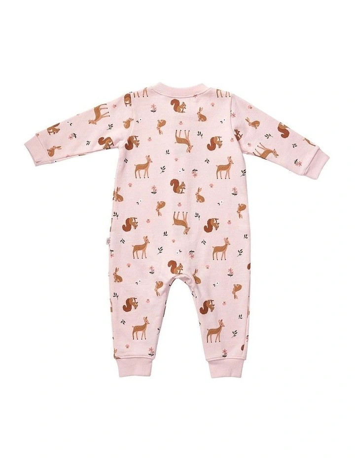 Cosy Fleece All-in-One Coverall in Down in the Meadows image 2