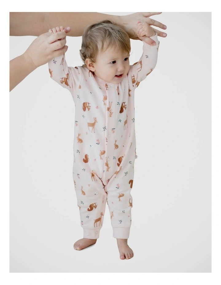 Cosy Fleece All-in-One Coverall in Down in the Meadows image 3