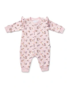 Frill sleeve cosy all in one