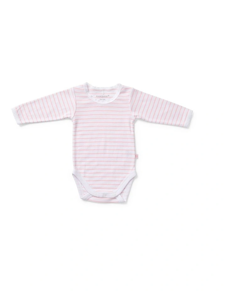2 Pack Lace Trim LS Bodysuit image 4