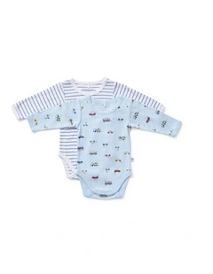 2 Pack Long Sleeve Bodysuit