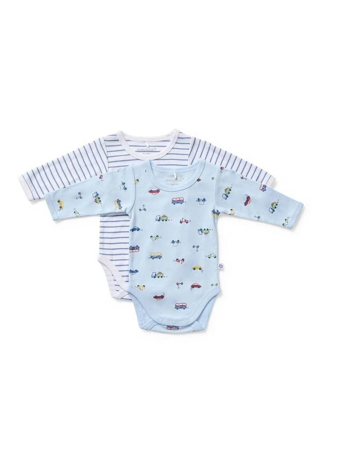 2 Pack Long Sleeve Bodysuit image 1