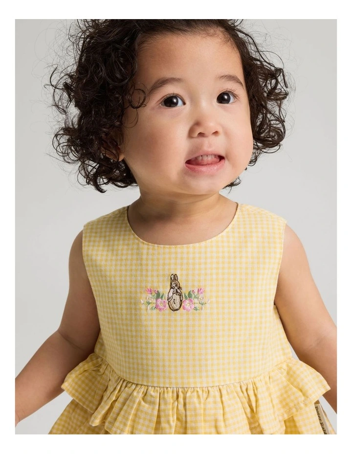 Girls Gingham Romper image 4