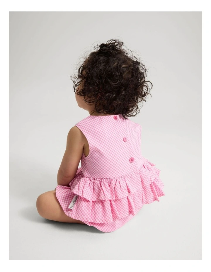 Girls Gingham Romper image 2
