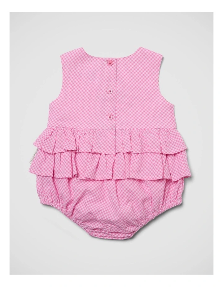 Girls Gingham Romper image 5