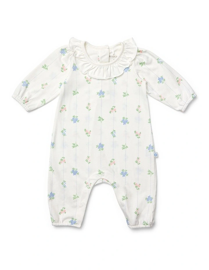 Frill Neck Long Sleeve Onesie image 1