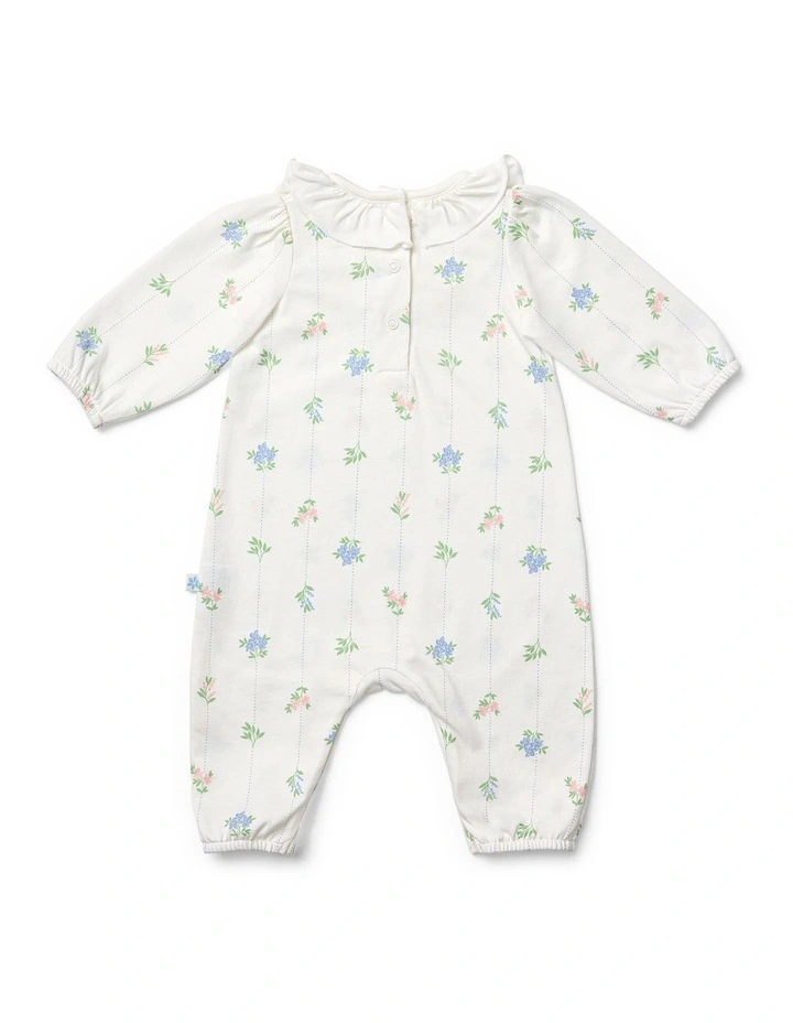 Frill Neck Long Sleeve Onesie image 2