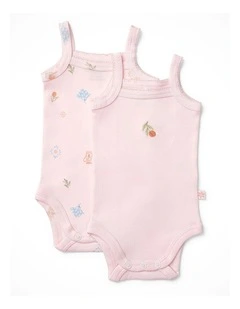 Baby Vacay Strappy Bodysuit 2 Pack