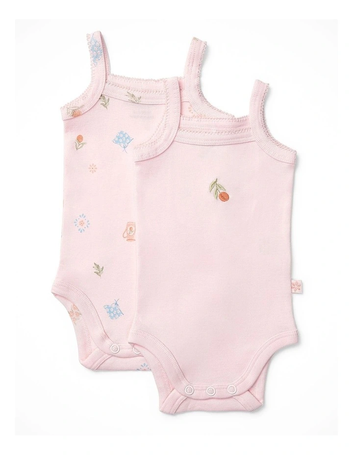 Baby Vacay Strappy Bodysuit 2 Pack image 1