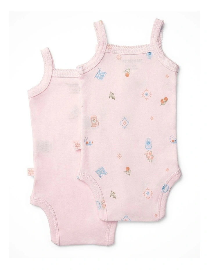Baby Vacay Strappy Bodysuit 2 Pack image 4