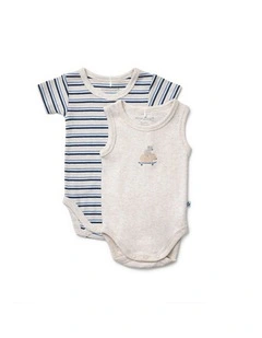 2 Pack Mixed Bodysuit