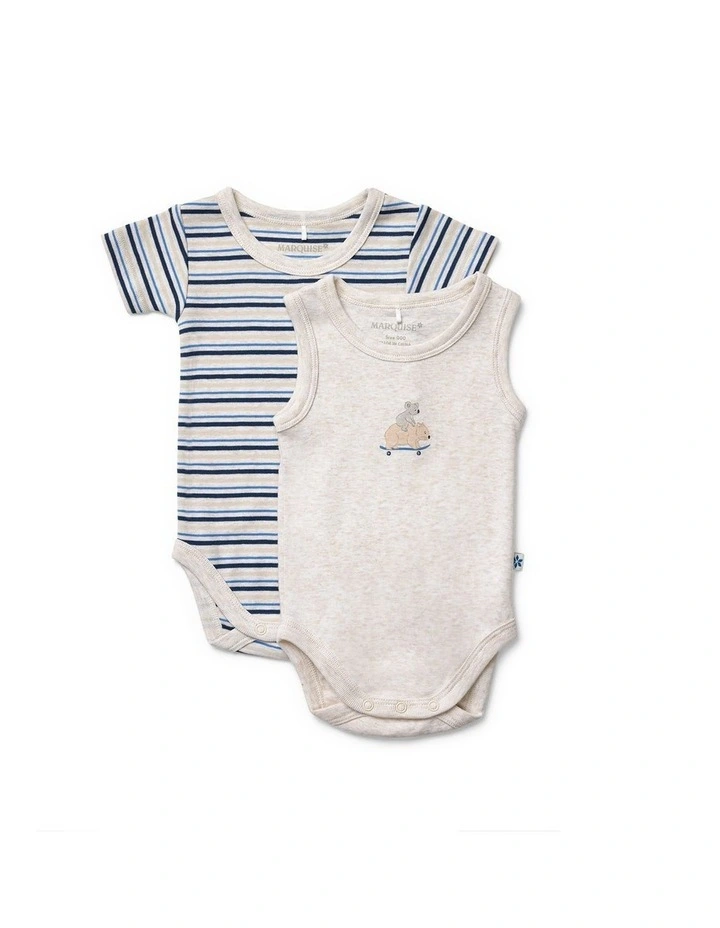 2 Pack Mixed Bodysuit image 1