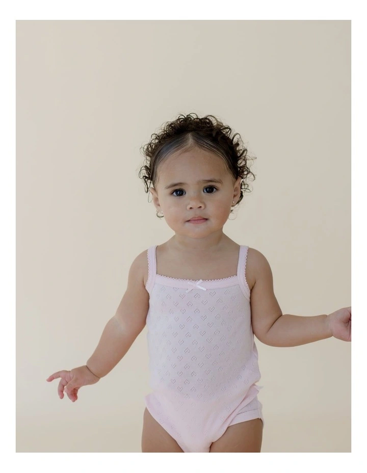 Everyday Essentials 2 Pack Pointelle Mixed Bodysuit Pack image 3