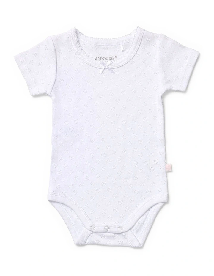 Everyday Essentials 2 Pack Pointelle Mixed Bodysuit Pack image 5