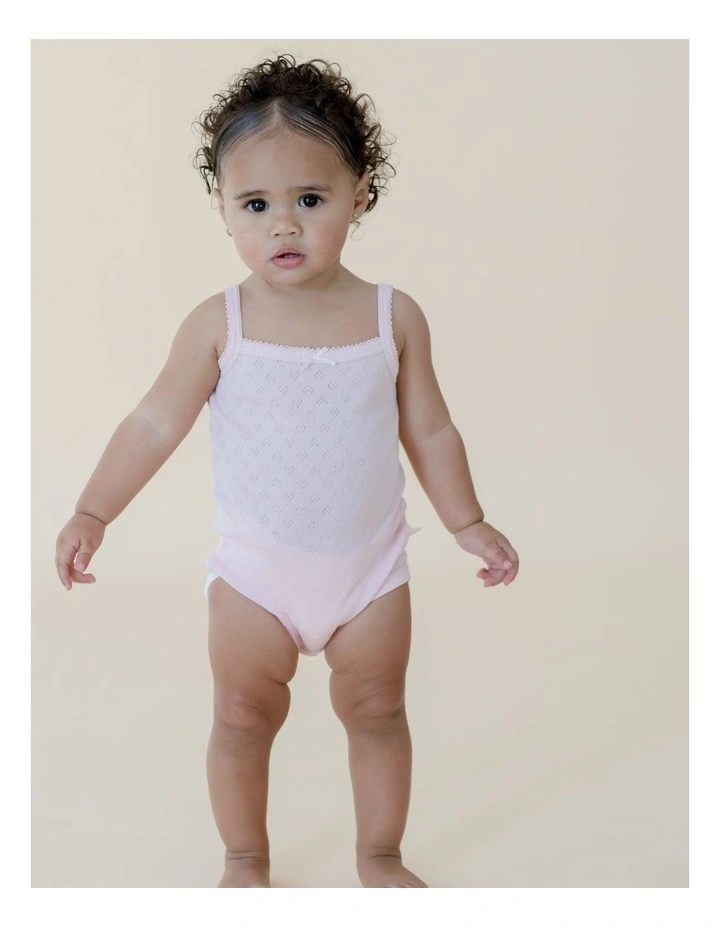 Everyday Essentials 2 Pack Pointelle Mixed Bodysuit Pack image 6